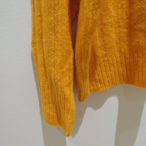 J. CREW Ribbed Mockneck Sweater in Supersoft Yarn Tangerine Orange - Size XL - Picture 8 of 14